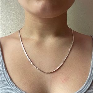 Silver necklace